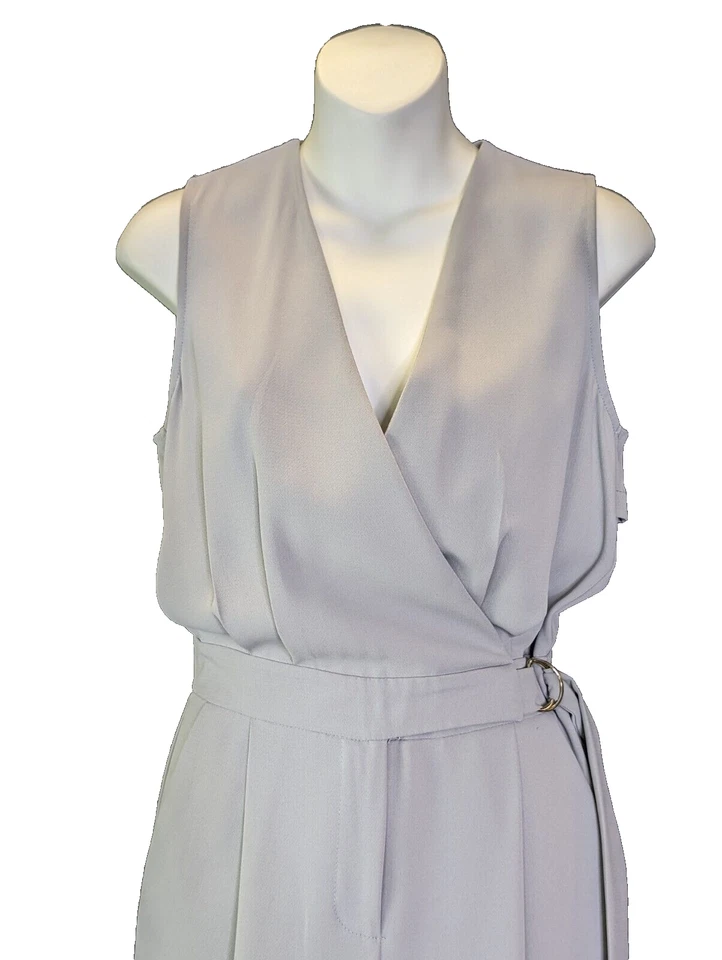 Mono para mujer TopShop gris paloma pierna cónica talla 2 Foto 3 de 4