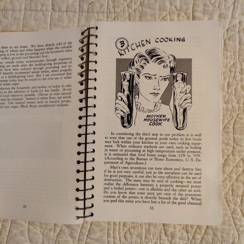 Rare 1966 Vintage Vital Foods for Total Health Bernard Jensen Cookbook - Picture 12 of 24
