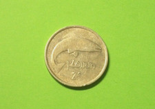 Irland 1 Floirin 1937 Atlantischer Lachs seltenes Jahr  vz &nbsp; &nbsp; Silber