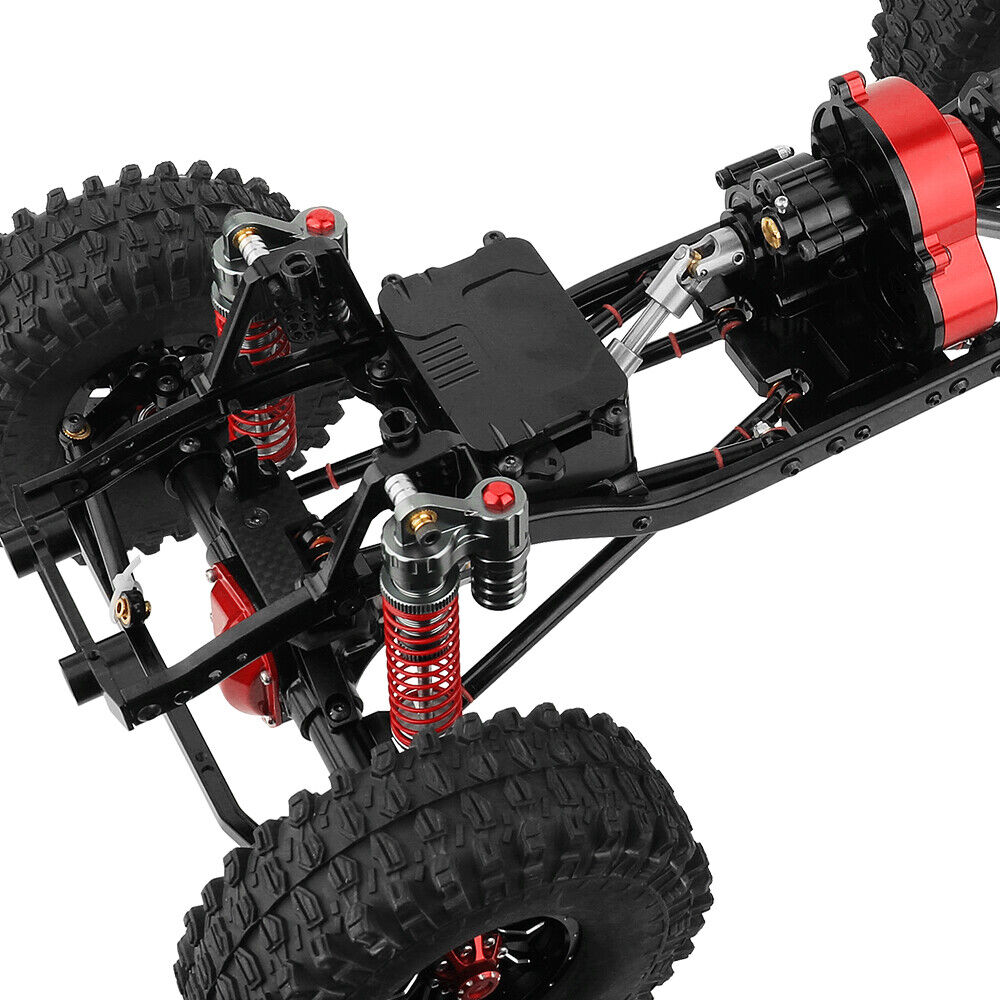 Metal 6x6 Chassis Frame with Gearbox 3 Axles DIY for SCX10 1/10 RC