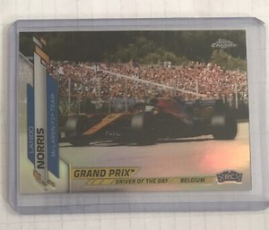 2020 Topps Chrome Formula 1 F1 Refractor RC #166 Lando Norris 🔥