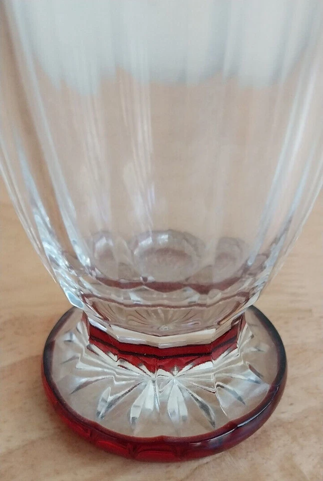 Vaso Waterford Crystal Foot Simply Red 5" - Imagem 3 de 4