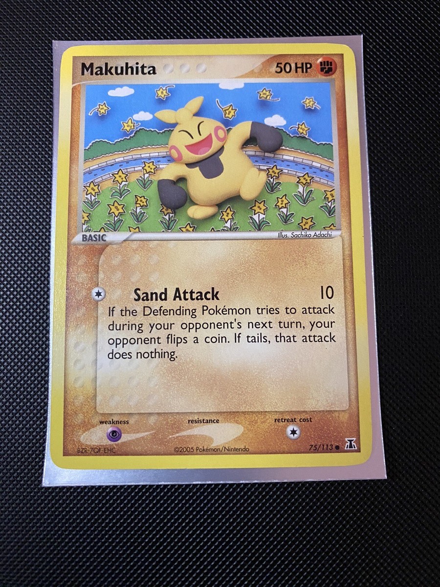 Makuhita 75/113 Ex Delta Species Pokémon Card Great