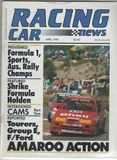 Racing Car News 1989 Apr Holden Commodore Lancia Ravaglia Amaroo John Large  Ama
