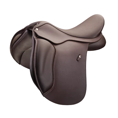 Wintec 500 BREITER Allzweck verstellbarer GP Allzwecksattel HART schwarz/braun