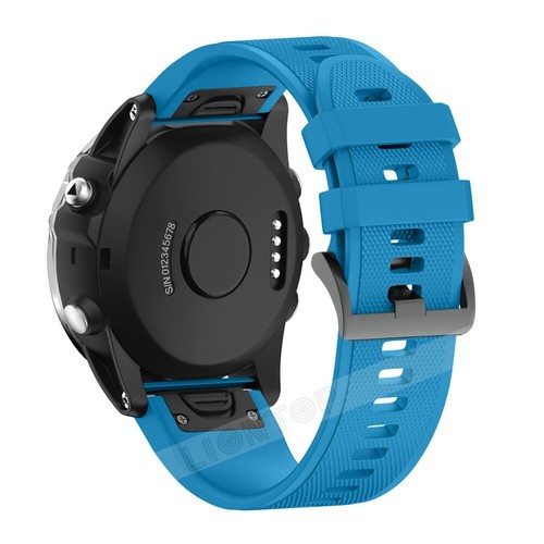 Cinturino orologio sportivo silicone per Garmin Fenix 8 E 7S 7 7X 6 6S 6X Pro 5 5S 5X - Foto 90 di 171