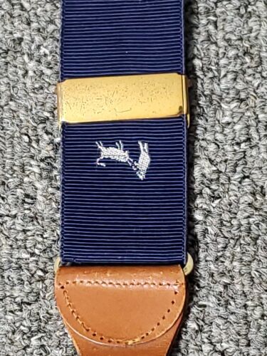 Brooks Brothers blaue verstellbare Hosenträger Bulls & Bears Börsendesign - Bild 3 von 7