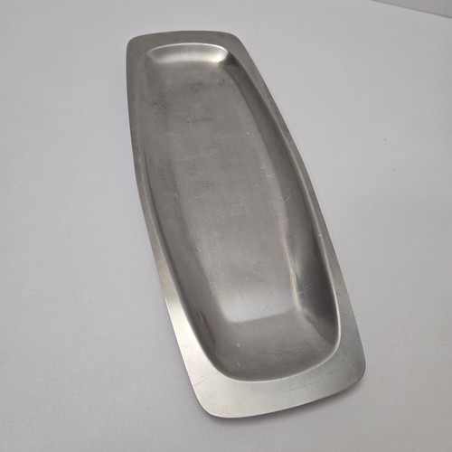 Vintage Oneida 18/8 Stainless Steel Rectangle Bread Platter Tray 15" - Picture 4 of 10