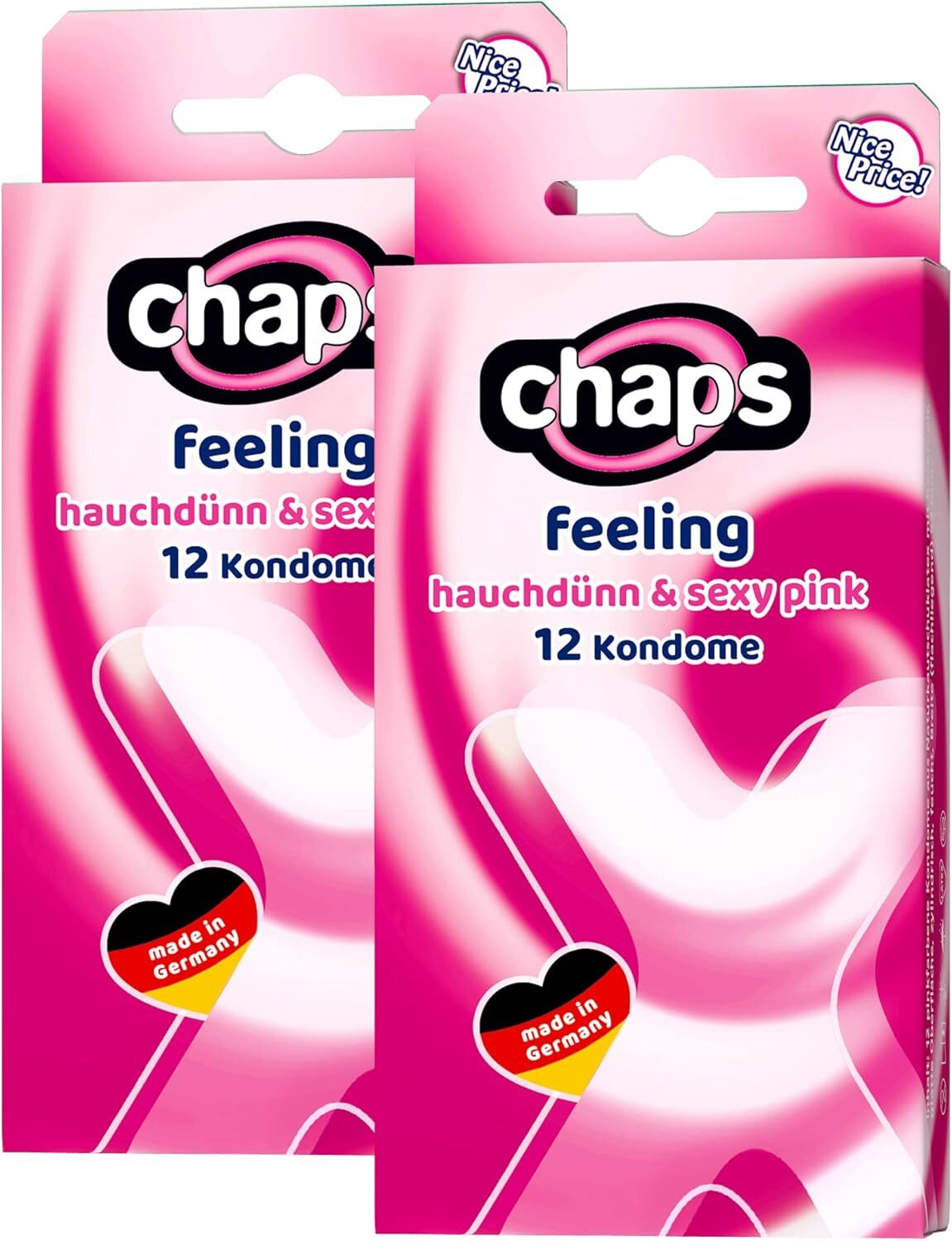 Ritex hauchzarte Kondome feeling, roséfarben, 24 Stück, Made in Germany NEU