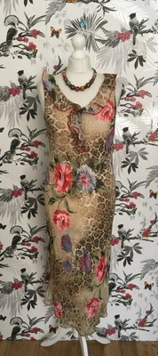 anya printed floaty maxi dress