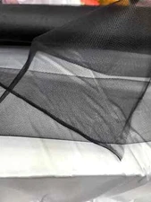 Black Crinoline Fabric By The Yard Stiff FABRIC Prom Evening Dress Fashion