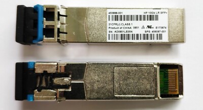 HP 455886-B21 Bladesystem 455888-001 456097-001 10Gb SFP+ LR 1310nm 10km #