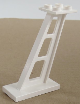 LEGO - Stütze / Pfeiler / Support 2 x 4 x 5 geneigt, weiß # 4476b