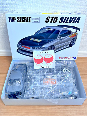 Aoshima No.24 Tuned Car Nissan Top Secret Silvia S15 1999 1/24 Scale Model Kit
