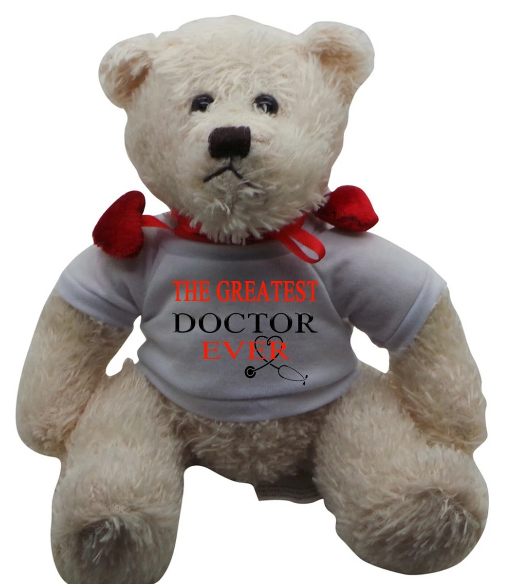 Teddy Bear Greatest Doctor Ever Customised NHS Key Worker Personalised Soft