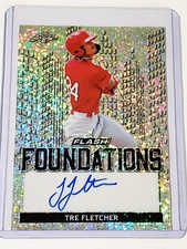 Tre Fletcher 2019 Leaf Flash Flash Foundations Auto #FF2-TF2 St. Louis Cardinals