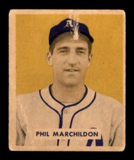1949 Bowman Baseball #187 Phil Marchildon GD *e1