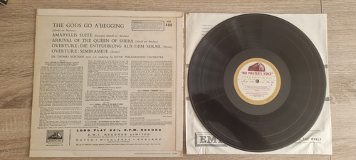 HMV ASD 480 *WHITE/GOLD* BEECHAM* HANDEL /MOZART & ROSSINI OVERTURES* RPO NM - Picture 2 of 2