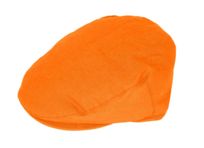 Herren Qualität Cheshire Sommer Tangerine Leinen flache Kappe 100 % Leinen gefütterte Mütze