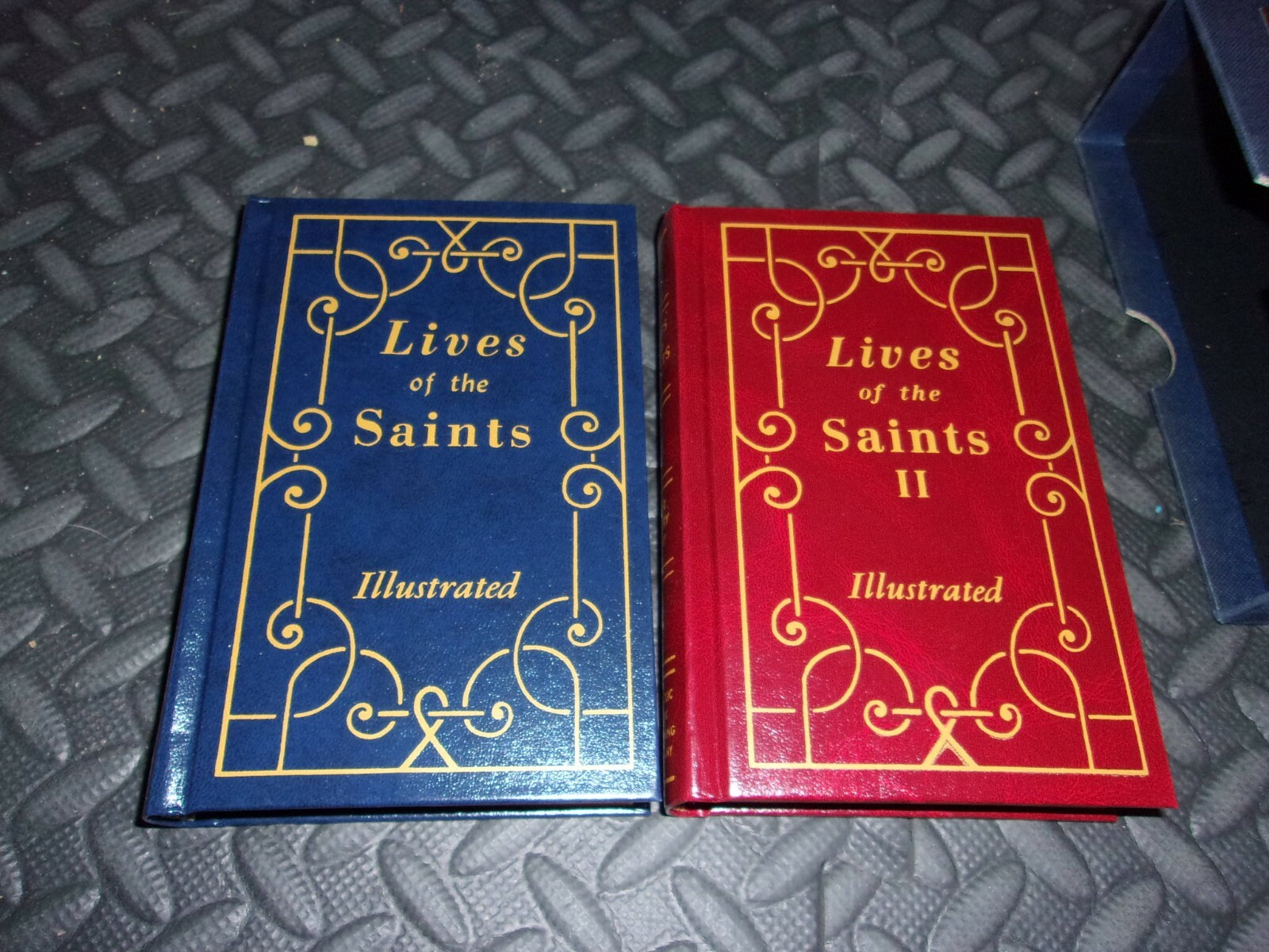 LIVES OF THE SAINTS 2 Volume Boxed Set Illustrated FINE Catholic Book ...