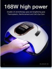 Lampada Per Unghie Professionale Blueque V8 UV LED/UV 168 Watt Polimerizzare Gel