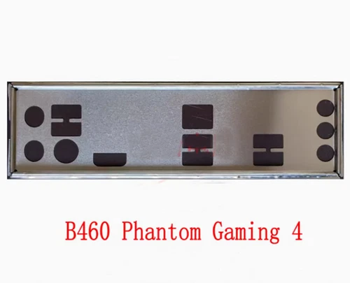 Shield I/O IO Backplate For ASRock B460 Phantom Gaming 4 Motherboard
