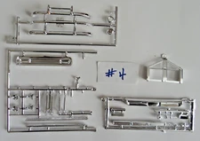1:24/25 Scale Chrome Model Kit Car Parts Trim/Wheels/Engine *Pick One*