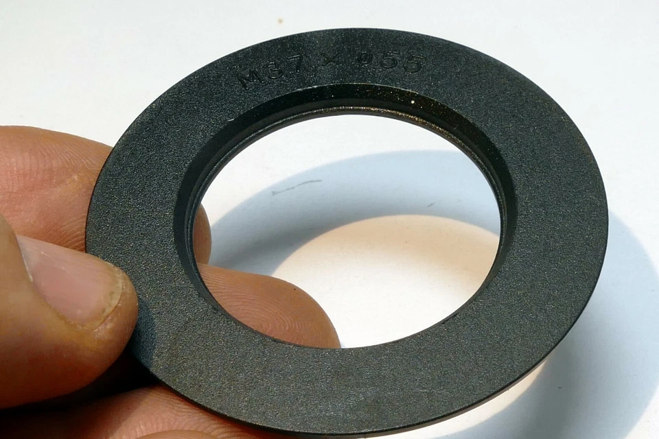 37mm to 55mm Filter ring screw in one side threaded (plastic ring only) - Image 4 of 4