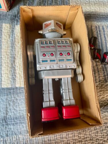 Super Space Giant Horikawa Vintage Robot Tin Toy W/Original Box - Picture 21 of 24