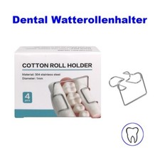 Zahnarzt Praxis 4 Watterollen Halter Edelstahl Dental Behandlungs Bedarf Zubehör