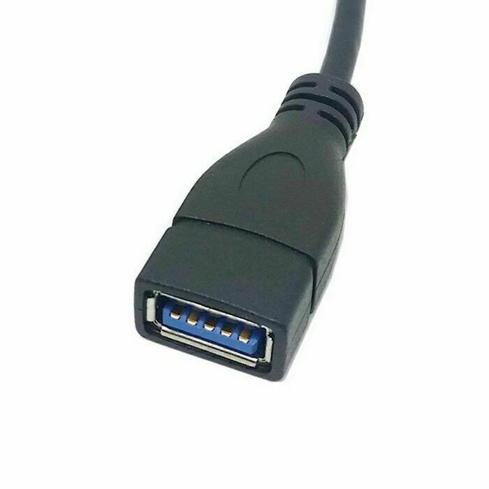 Right Angled USB-C USB 3.1 Type C Male to A Female OTG Data Cable for Macbook - Image 4 of 4