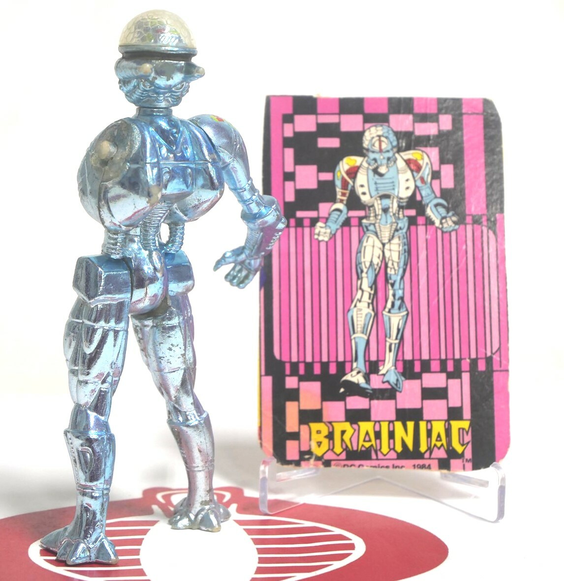 SUPER POWERS Action Figure BRAINIAC Complete w Filecard