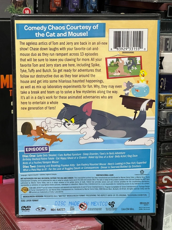 The Tom and Jerry Show: Frisky Business (DVD) 13 Episodes! 2 Disc Set! BRAND NEW - Image 2 of 4