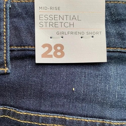 Lane Bryant Denim Girlfriend Shorts Plus Sz 28 NWT - Picture 5 of 5