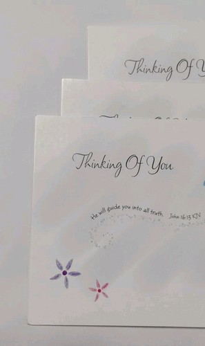 3 Religious Thinking Of You Greeting Cards & Envelopes John 16:13 Bless You - 第 20/22 張圖片