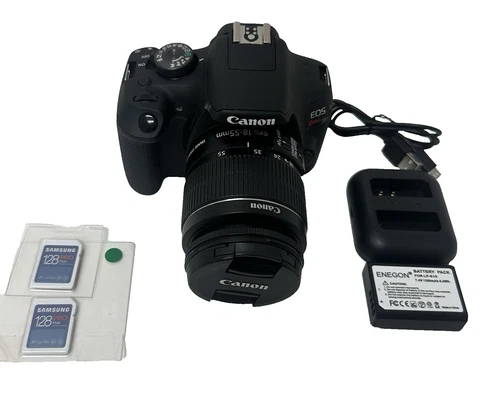 Canon EOS Rebel T7 Digital Camera w/ 18-55mm Canon Lens