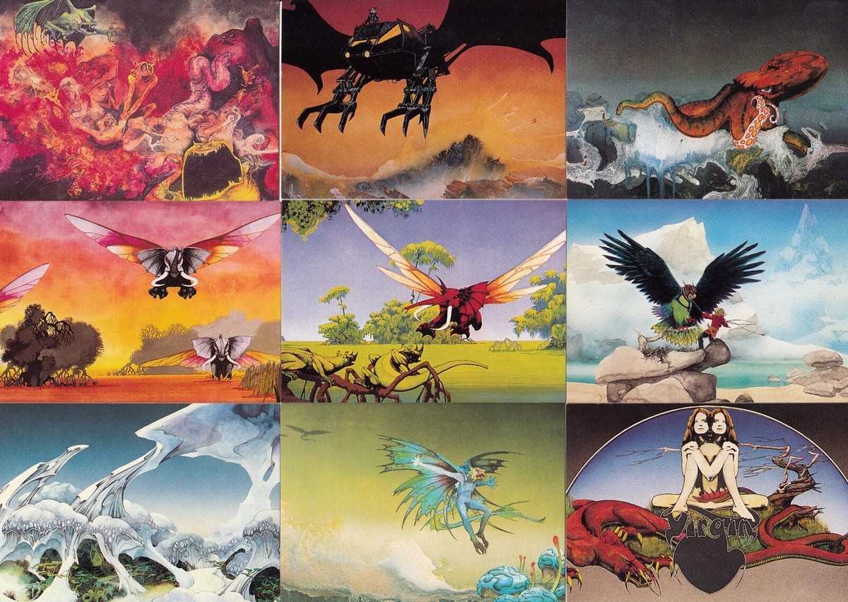 1993 ROGER DEAN 90 CARD COMPLETE SET