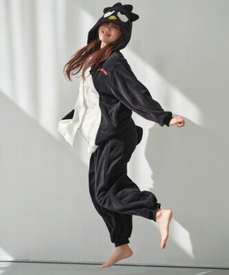 Sanrio Badtz-Maru Hoodie & Pants Pajama Loungewear Pile Fleece