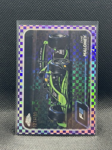 ZANE MALONEY 2024 Topps Chrome F1 F2 #97 Purple Checker Flag /199