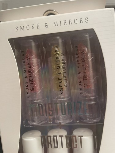 Bálsamo labial Smoke & Mirrors 3 piezas brillo y aceite labial 3 piezas nuevo - Imagen 3 de 6