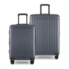 Ifly Smart Departure Hardside 2-piece Luggage Set Charcoal Open Box