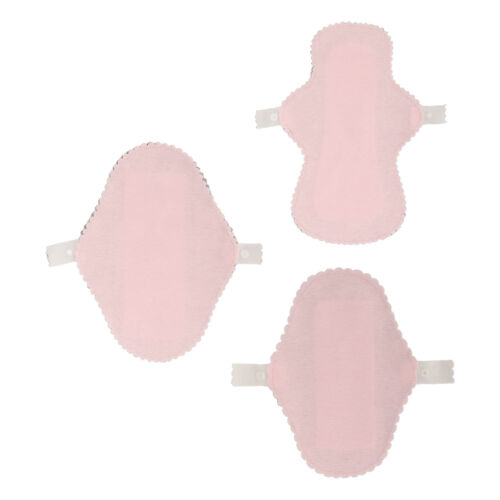 4pcs Cotton Sanitary Pad Pink Graphene Breathable Super Absorbent Washable R NHE - Picture 8 of 33