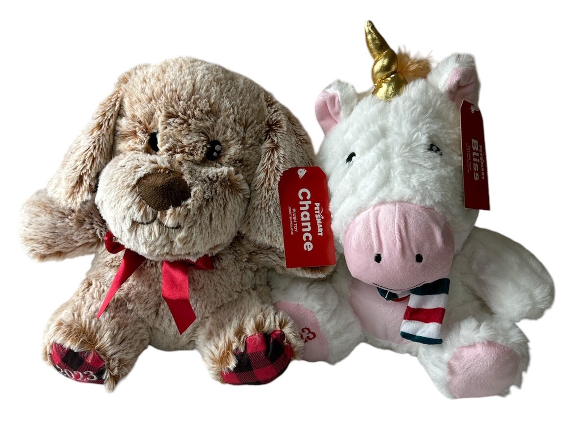PetSmart 2023 Stuffed Squeaky Dog Toys Bliss Unicorn Chance Dog New With  Tags - Main Image