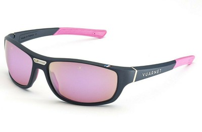 Vuarnet Sunglasses VL191800052132 VL1918 RACING 1918 Blue + Pure Brown-PinkFlash