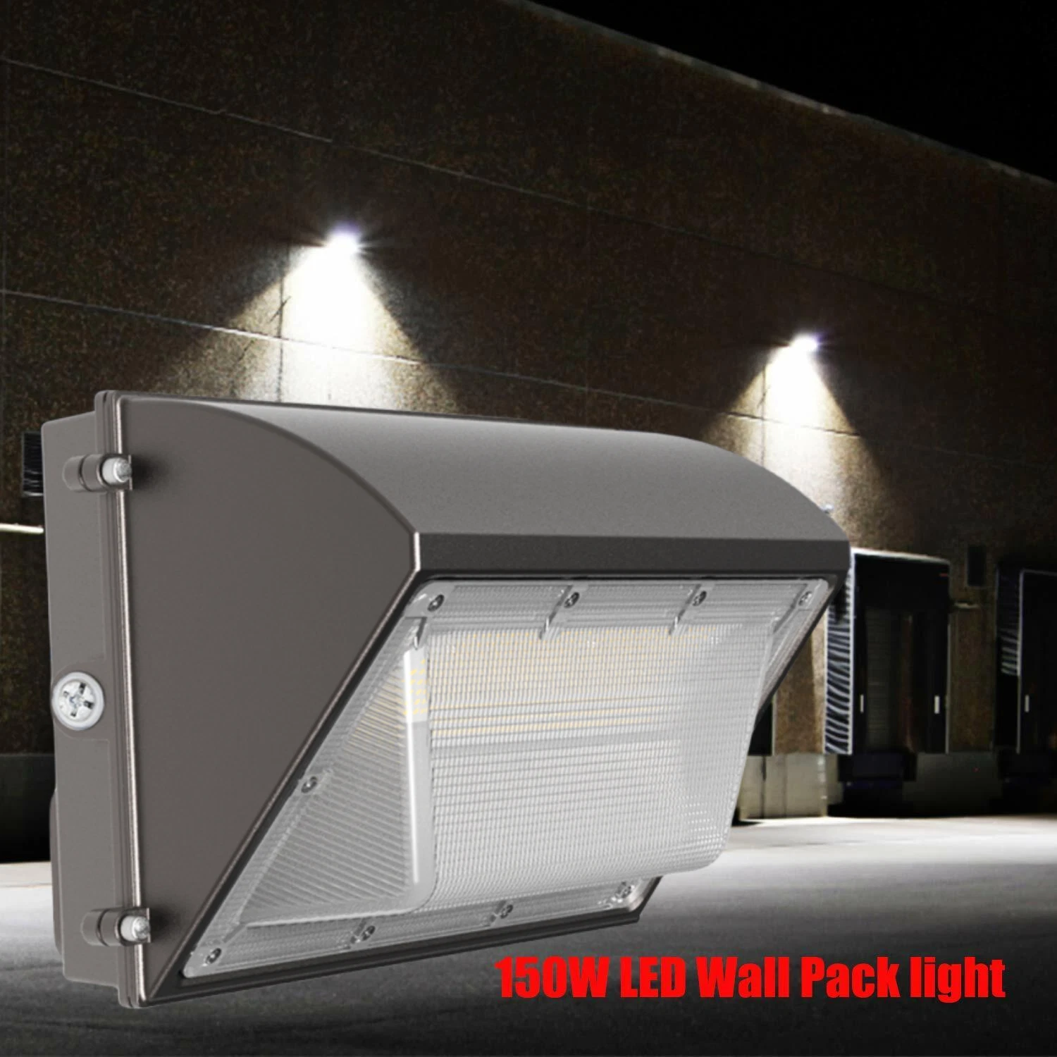 125watt /150 Watt LED Wall Pack Fixture Commercial Industrial Security Light