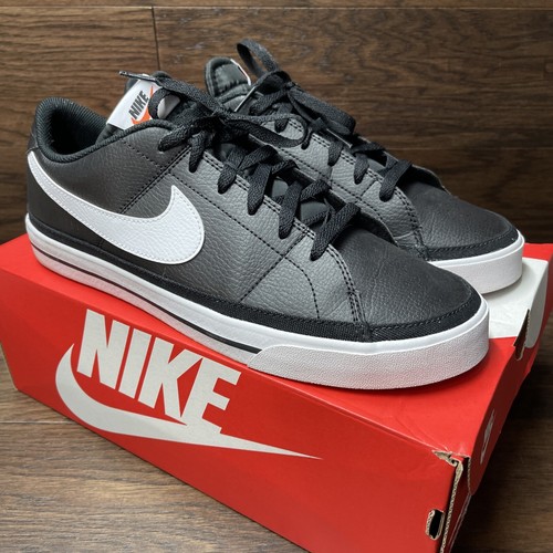 Nike Court Legacy NN Estilo de Vida Tenis Negro Blanco DH3162-001 Hombres Talla 12 - Imagen 2 de 16