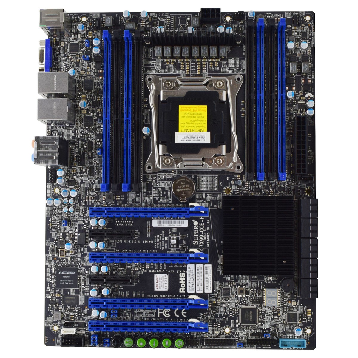 Supermicro LGA2011-3 Motherboard C7X99-OCE-F Intel X99 DDR4 for