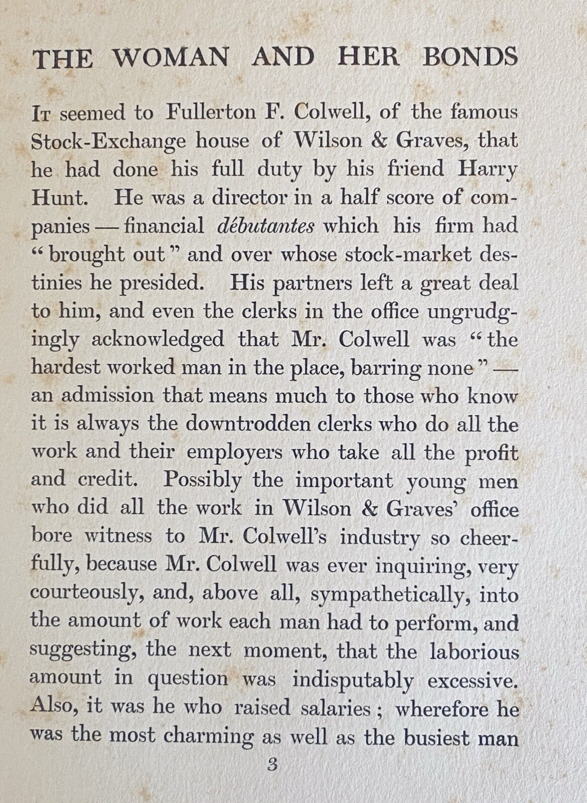1916 Wall Street Stories Edwin Lefevre Stock Market Stock Exchange Rare