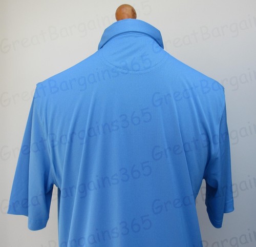 Men's Greg Norman ML75 Polo Shirt Short Sleeve Play Dry Black Blue S M L XL BNWT - Picture 18 of 95