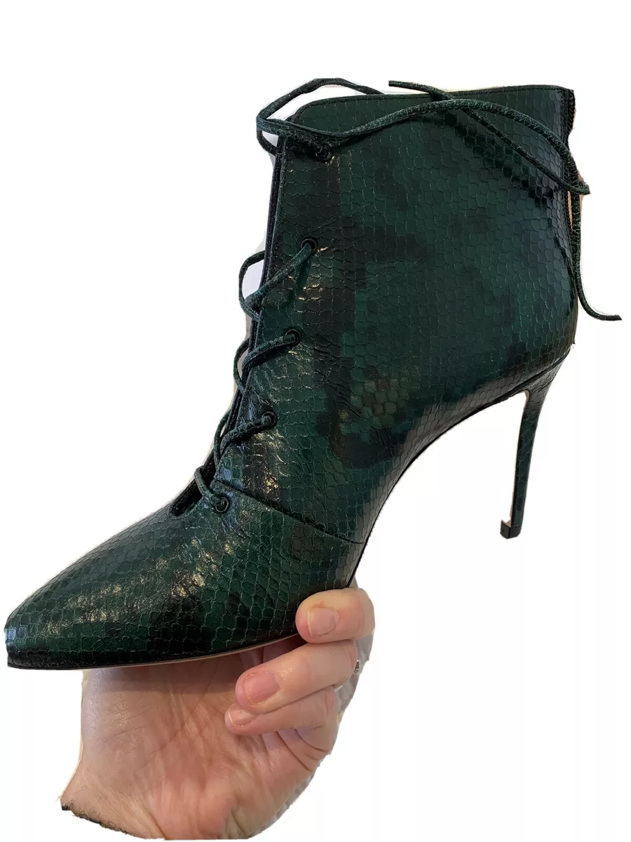 Scanlan Theodore Snakeskin Ankle Boots Sz40 Never Worn In Original Box RRP 950